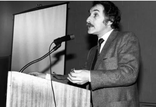 Figure 2. Dr. Gitelman lecturing (from CMCC files)