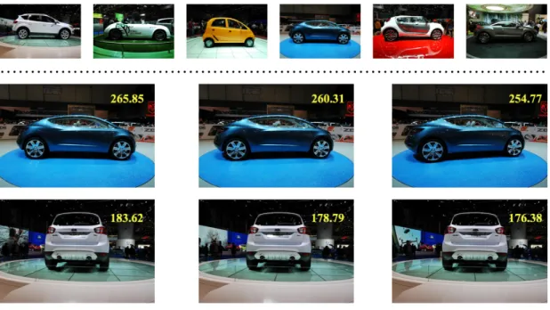 Figure 2.3. Illustrative examples of the problem specific characteristics of vision-based car pose estimation