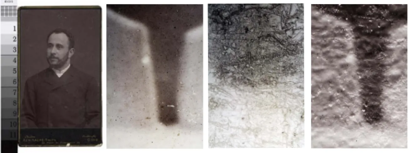 Figure  54  –  Carbon  print. Normal view at 45º  lighting.  