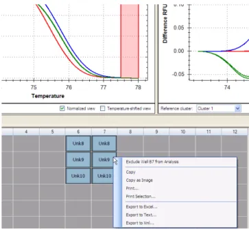 Figure 18. Step Number selection in the Data Analysis window.