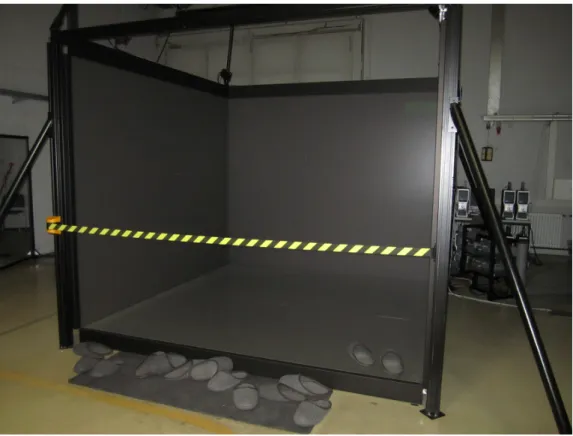 Figure 2.12: A Cave Automatic Virtual Environment (CAVE), FBK, University of Kaiserslautern, Germany.