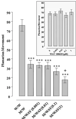 Fig. 2. 8-OH-DPAT (5-HT 1A agonist) inhibits abstinence-induced metham- metham-phetamine withdrawal