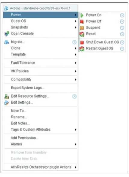 Fig. 3: Vsphere webclient dashboard