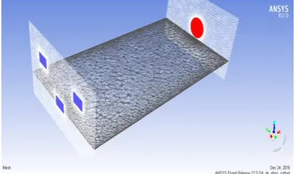 Fig. 6. Production of link mesh in the flow field.  