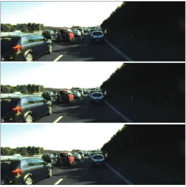 Fig. 2: (a) Result of deformable multiple object tracking, (b) Result of the position and structural feature extraction for the deformable objects from the scene through the proposed algorithm