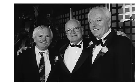 Figure 9 Colin’s 80th birthday – Son Christopher on his right & Duncan on his left 