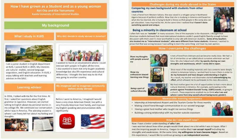 Figure 1. The posters created for JASAL 2017 