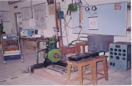 Fig. 5. Photographic view of the experimental set–up. 