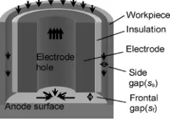 Fig. 1. Flow pattern of ECD with electrolyte-extraction [4].  