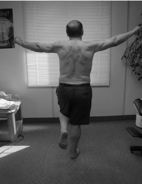 Figure 2 Proprioceptive training with one-legged stance
