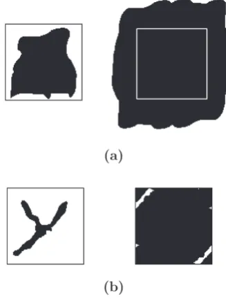 Figure 2.2(a) A molecular envelope (left) and its corresponding autocorrelation(right) that ﬁlls the unit cell