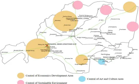 Fig. 3  Plan of Strategic Areas of PALI District 