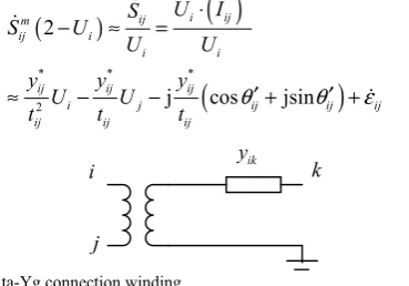 Fig. 3.  Yg-Yg connection winding 