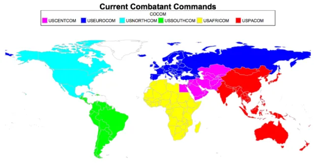 Figure 1: Current Combatant Command Structure