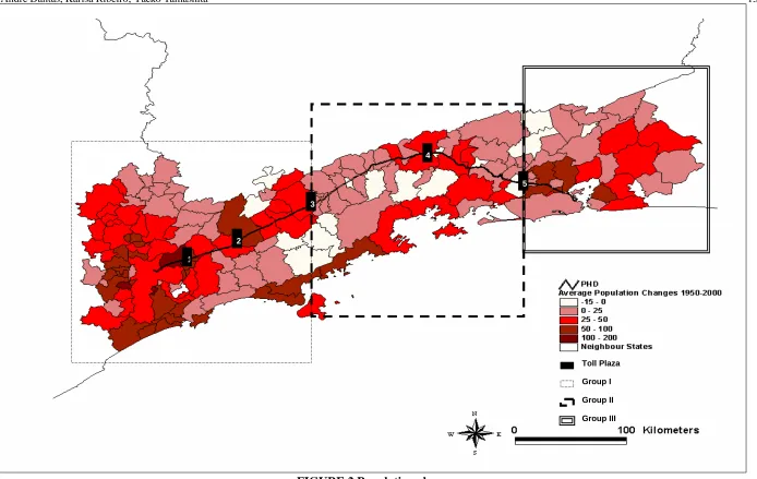 FIGURE 2 Population change groups 