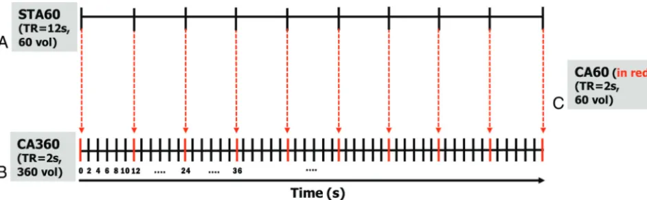 FIG 1. Construction of sparse and continuous image acquisition datasets. A, STA (STA60) design