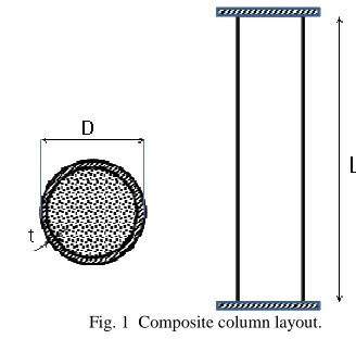 Fig. 1  Composite column layout. 