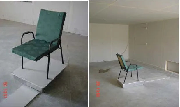 Figure 3.  Upholstered chair in centre fire position (extracted from Bittern [10]) 
