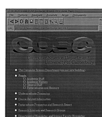 Figure 4.1: NCSA Mosaic 