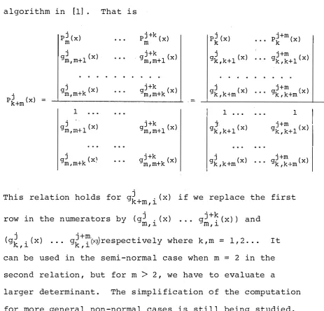 table can be found in [3], [5]. For the more general 