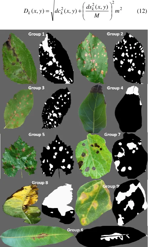Fig. 3 Samples of representative images with no background and their corresponding manually generated ground-truth images
