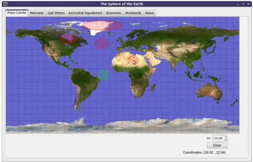 Figure 5: A screenshot of the program.