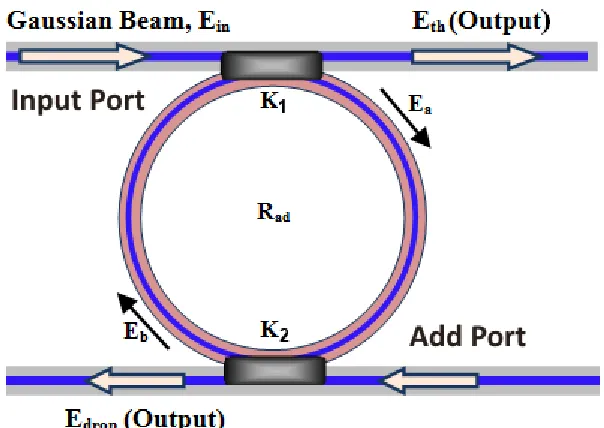  Figure 1. Schematic Diagram of an add-drop System 