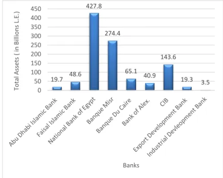 Figure  (1)  shows  that  based  on  their  total  assets,  Islamic  Banks  are  relatively  small