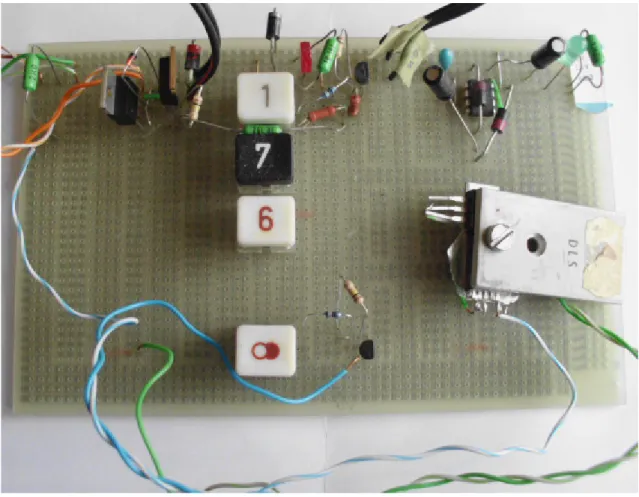 Fig. 2.4: Test implementation of second design of power switch