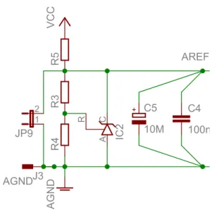 Fig. 2.7: Scheme of voltage reference circuit