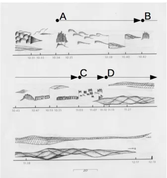 Figure 9. Partition d’écoute de Roy pour l’extrait transcrit par les sujets de 