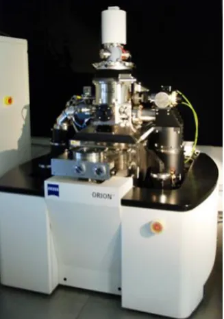 Table 2.8: Sets out steps for the careful preparation of biological samples for Helium ion microscopy