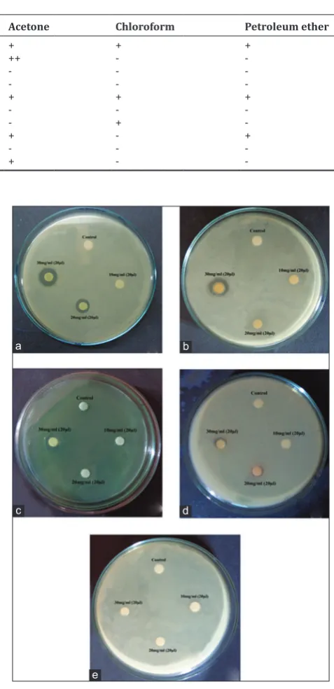 Table 3: Quantitative estimation of tannin content from leaf and callus extract of M. umbellatum