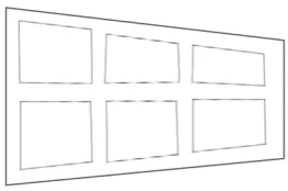 Figure 2.3: This object could be seen as either a trapezoidal window or a rectangular windowrotated but it is most commonly perceived as a rectangular window rotated.
