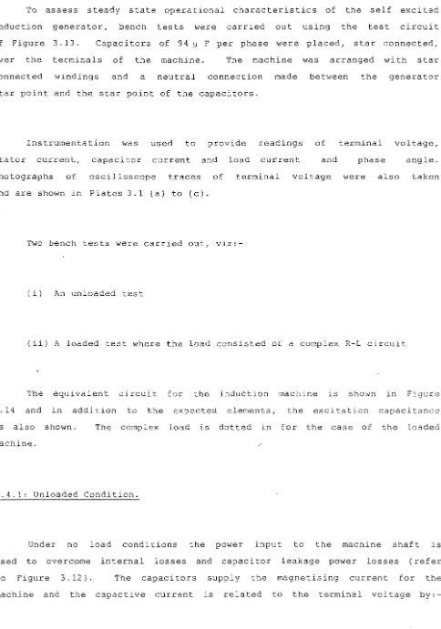 Figure 3.12) . The capacitors supply the magnetising current for 