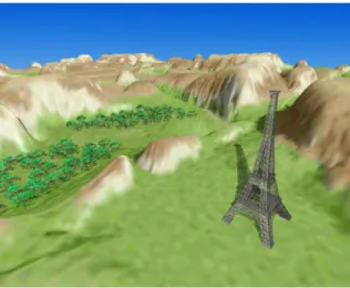 Figure 2.1: Three-dimensional scene rendered using real-time FPGA ray tracer [2]