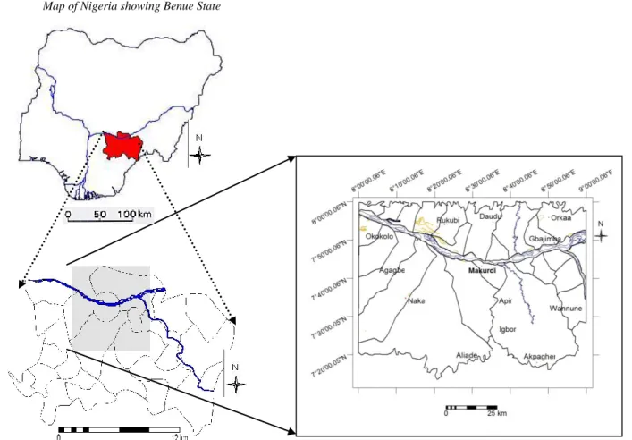 Figure 1. Location of the Study Area 