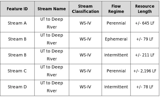 Figure 3 and Table 2 provide additional information on the identified surface waters. 