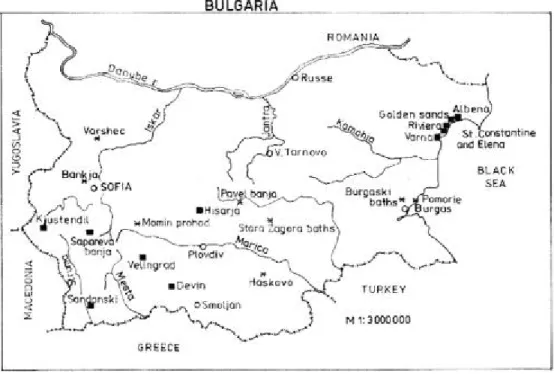 Figure 2.      Location map of spas of national significance.