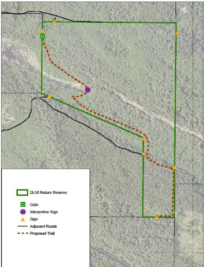 Figure 4 - Trail and Signage Map 