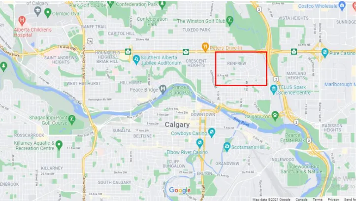 Figure 10 Map of Renfrew 