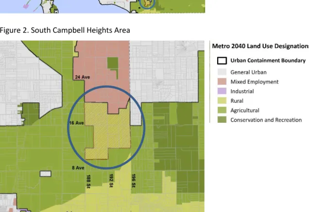 Figure 2. South Campbell Heights Area