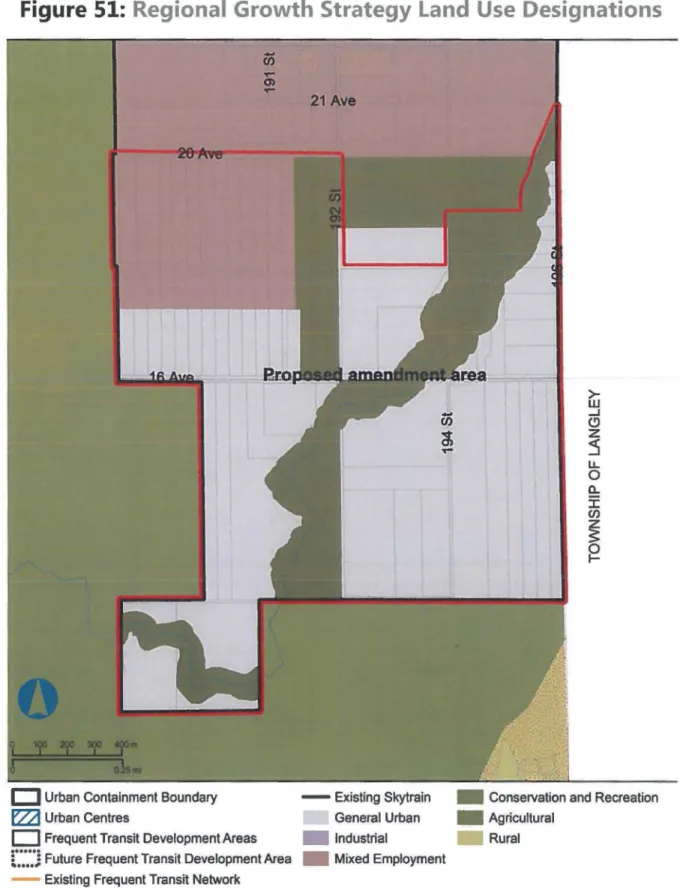 Figure 51:  Regional Growth Strategy Land  Use  Designations 