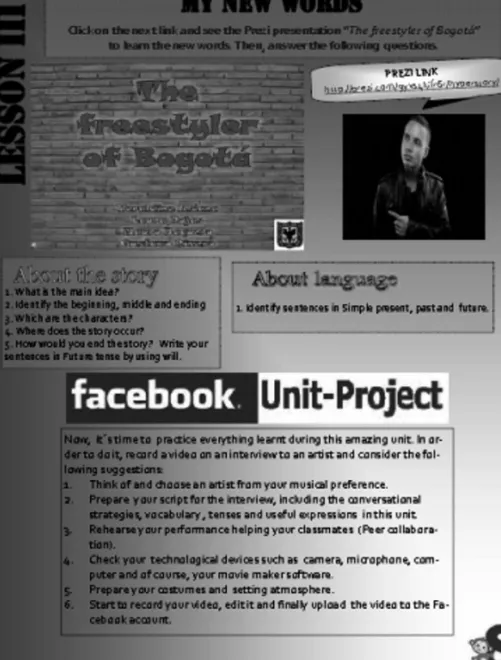 Figure 3. Phases from the Facebook Unit-project