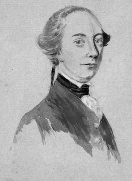 Illustration 02 : Portrait de James Wolfe par George Townshend. 1759 (M245 ; Coll. Musée McCord)