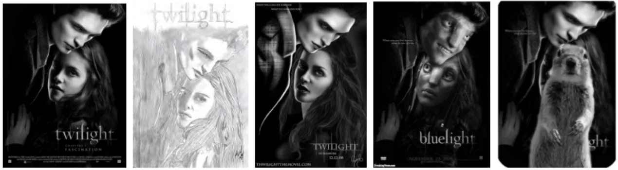 Figure 1. L’affiche de Twilight réinventée