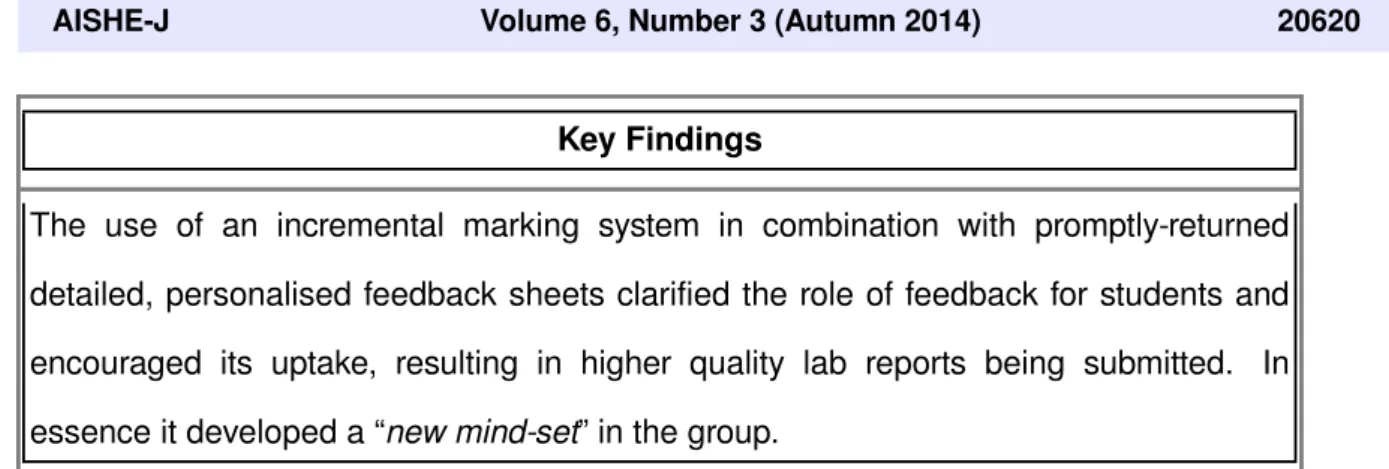 Table 4: The key findings of the study are presented.