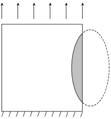 Figure 5-a : exemple d’une sous-épaisseur sur le bord d’une plaque