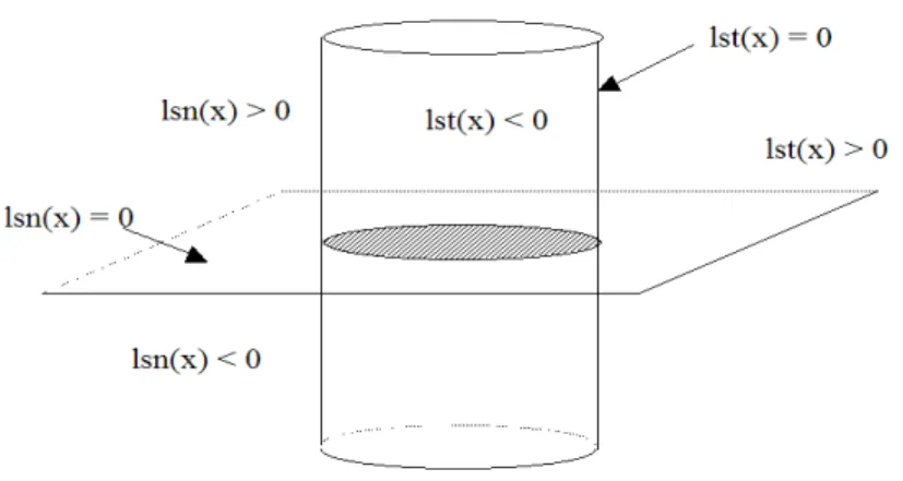 Figure 2.1-2 : Level sets pour la représentation d’une fissure 3D