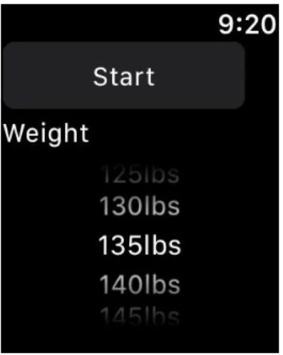Figure 4 Bench Tracker App Setup Screen 